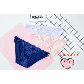 Quần chip ren sọc, dây hông đôi sexy