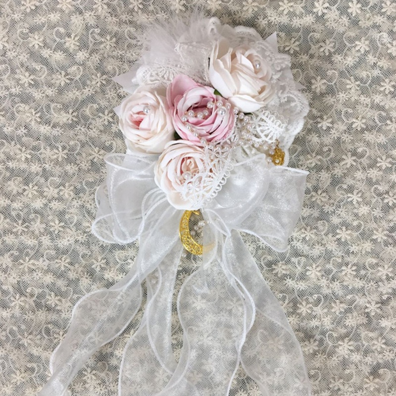 Kẹp Tóc Đính Hạt Ngọc Trai / Ren Hoa / Lông Vũ / Ruy Băng Phong Cách Lolita Nhật Bản Ngọt Ngào