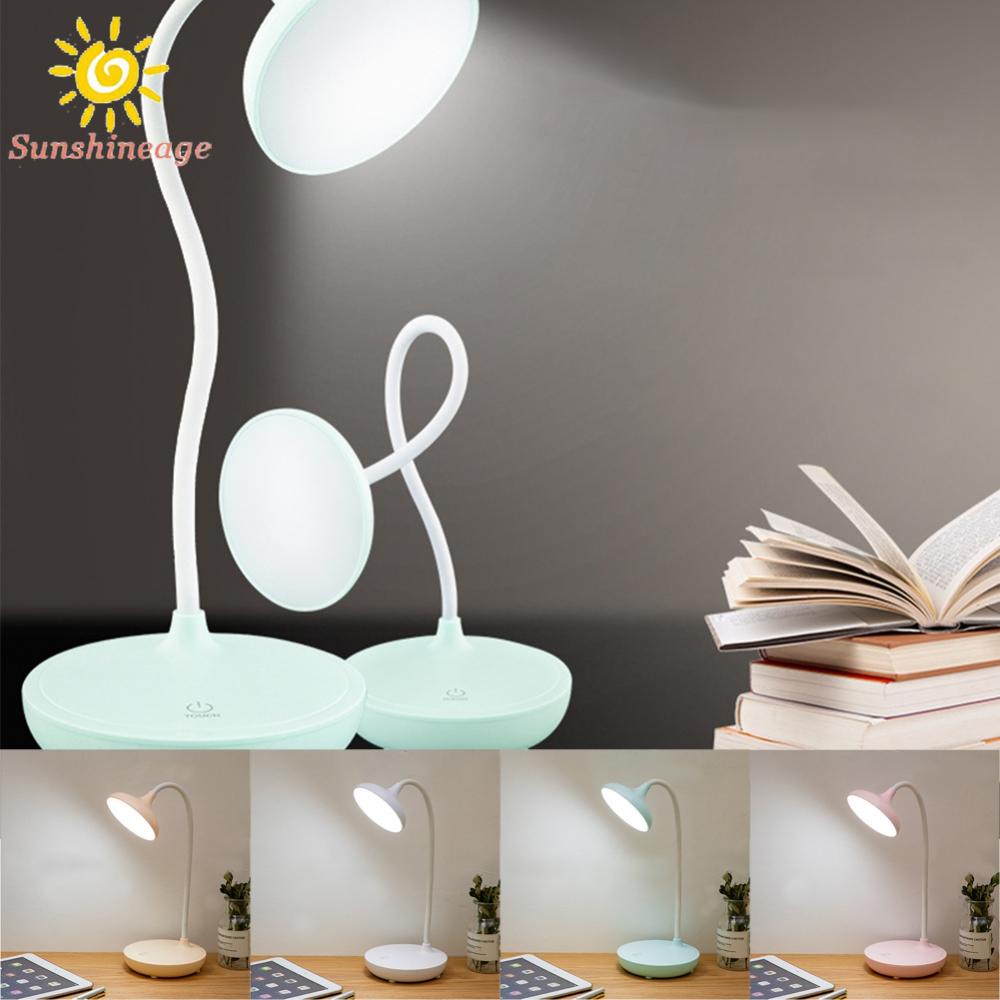 Charging Desk Lamp Dimming Book Eyes Protection LED Light Reading Light