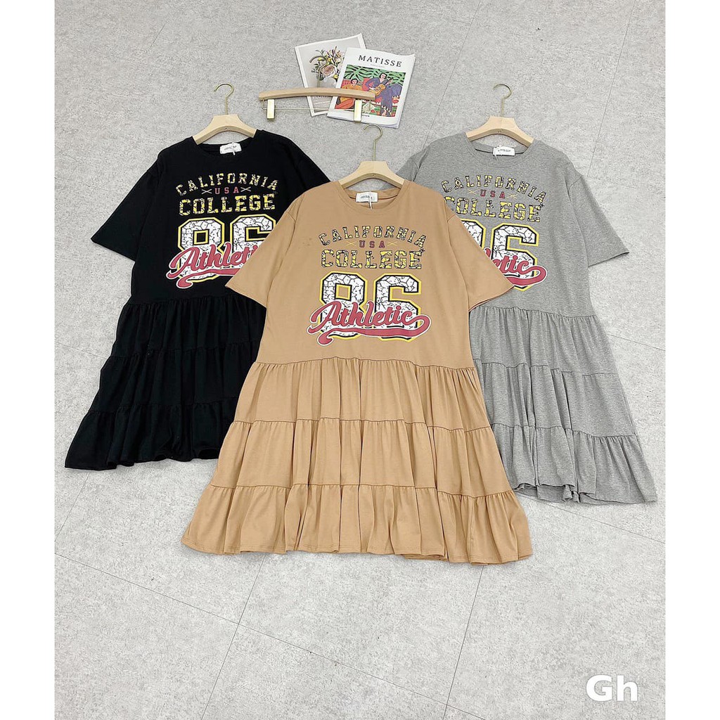(MẪU MỚI-FREESHIP) Đầm thun babydoll tầng ❤️ CHIBEST_DT017