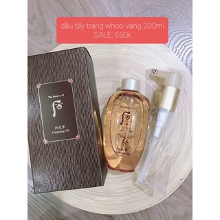 Dầu tẩy trang Whoo vàng  Cleansing Oil 200ML