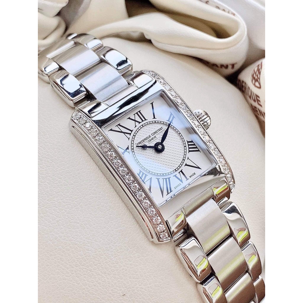 Đồng hồ nữ chính hãng FREDERlQUE CONSTANT Classics FC-200MCD16B - Máy pin - Kính Sapphire