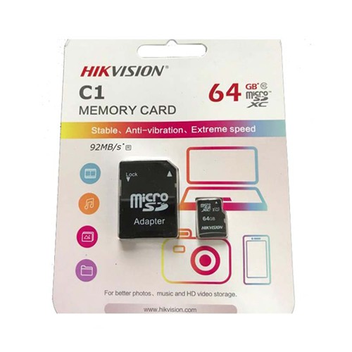 Thẻ nhớ Hikvision 64GB (trắng) class 10 chuyên dụng cho Camera