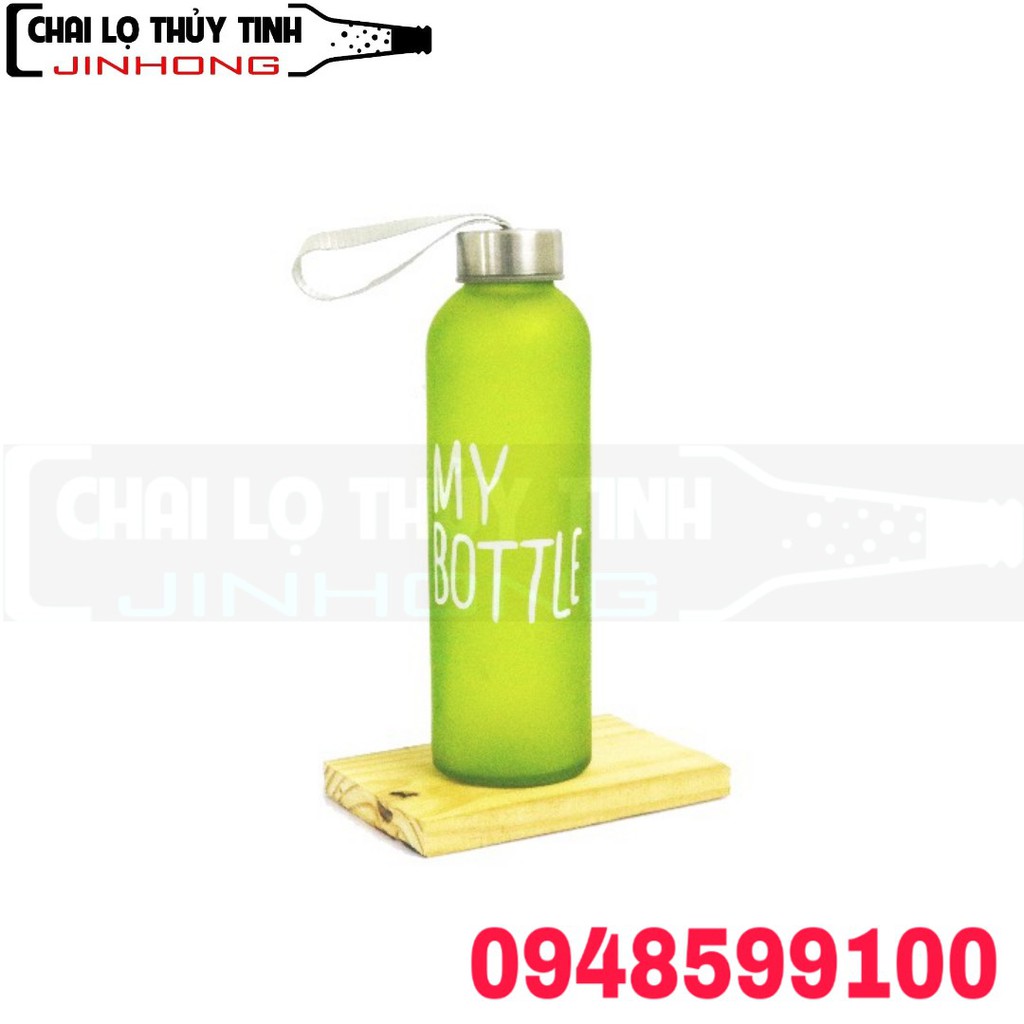 Bình Nước Thủy Tinh My Bottle 500ml Có Dây Xách