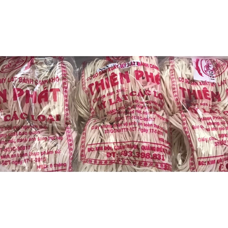 Bột mì vắt khô đặc sản Huế ( Bánh canh), Gói 400g, Dễ chế biến