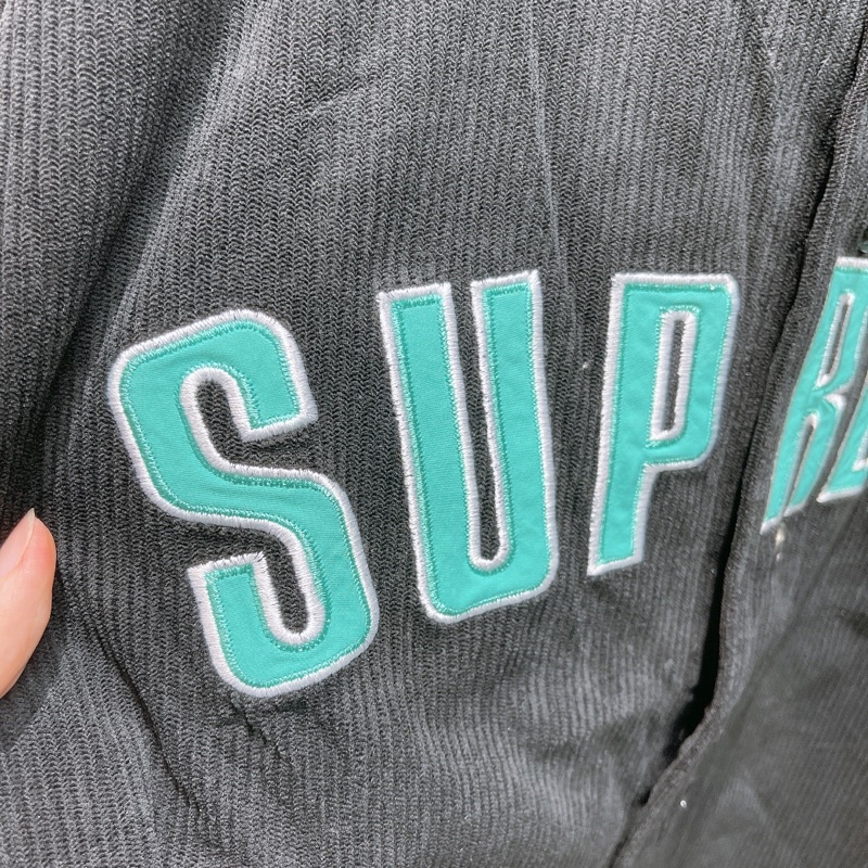 ⚡️[CHỈ 1 NGÀY] - Áo tee Supreme Corduroy Baseball Jersey jacket, áo khoác supreme bóng chày