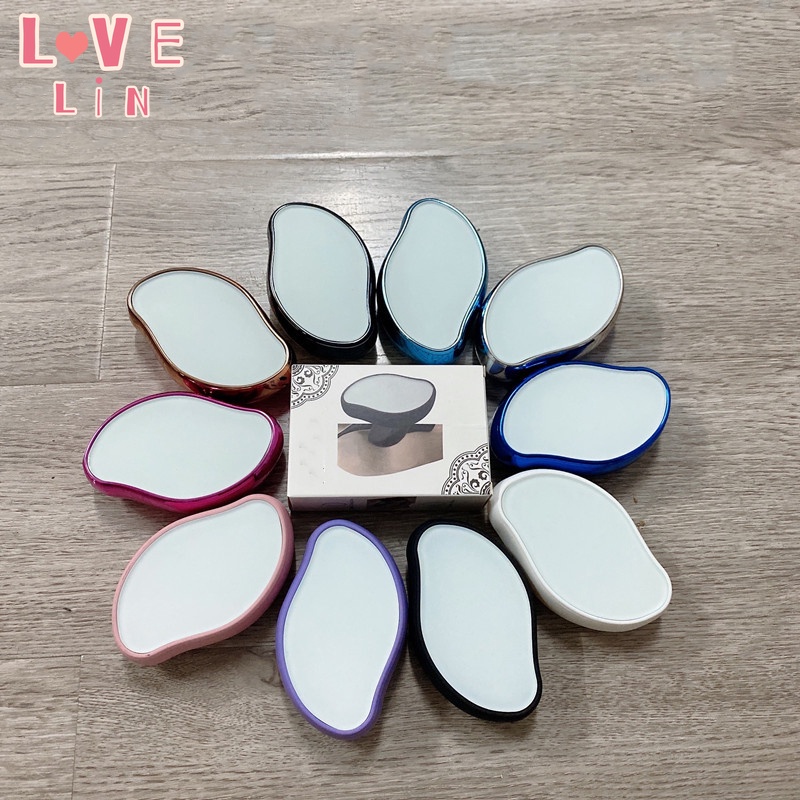 Dụng Cụ Cạo Lông Bằng Thủy Tinh Pha Lê Cầm Tay Có Thể Tái Sử Dụng