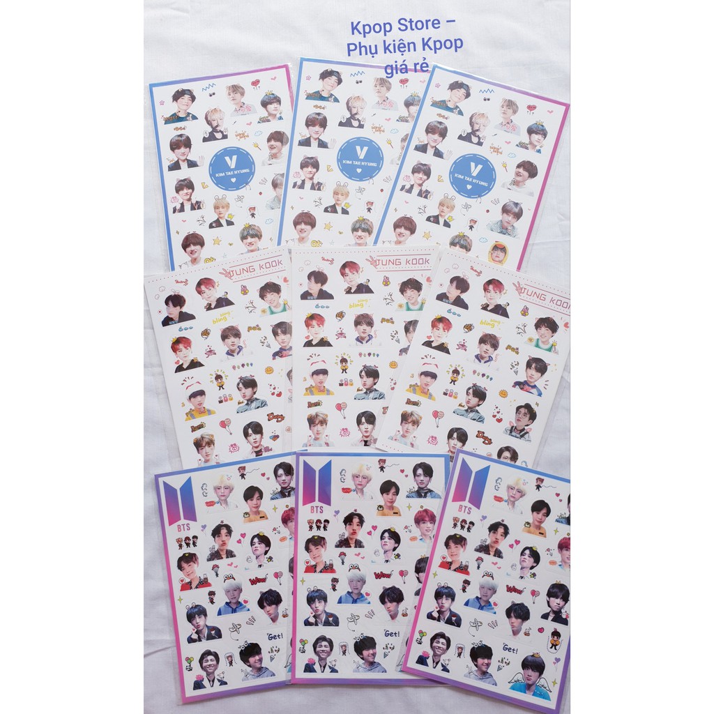 Sticker Trong BTS, EXO, TFBOYS, BT21, TWICE, BLACKPINK