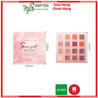 Phấn mắt 16 ô Caiji Sunset impressionsm 16 color eyeshadow No cj2144 NPP Shoptido