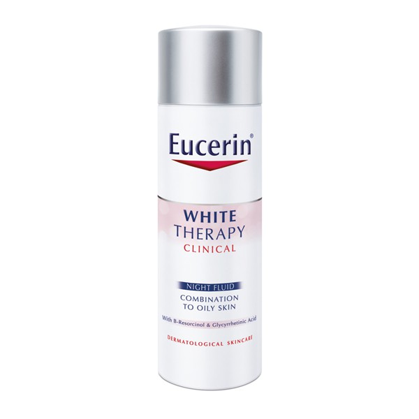 Dung dịch giữ ẩm, kiểm sót nhờn, làm trắng da ban đêm Eucerin White Therapy Night Fluid