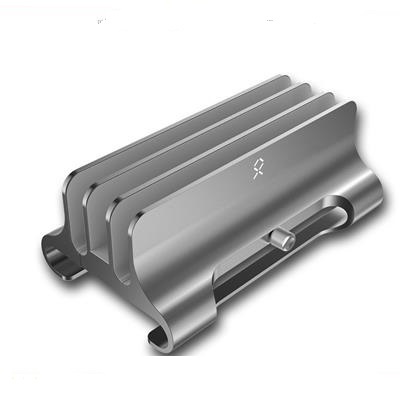Đế kẹp giá đỡ Laptop máy tính bảng -Giá Kiêm Đế Kẹp bằng Nhôm nguyên khối Dựng Đứng Nhiều Khe