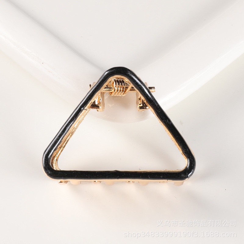 Kẹp tóc FREESHIP Giảm 1k Khi Nhập [GENZ123] Kẹp Tóc Kim Loại Tam Giác Sang Trọng K005