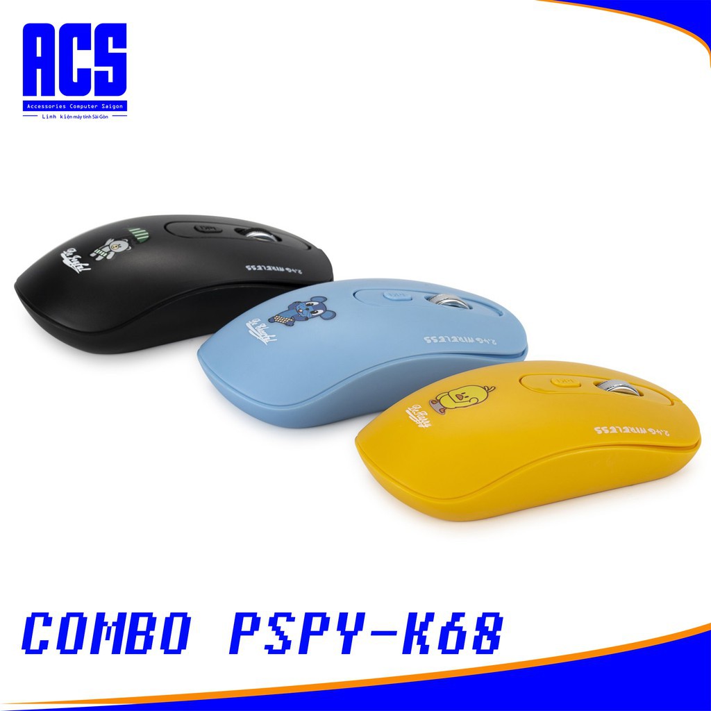 Combo Phím Chuột Không Dây PSPY K68