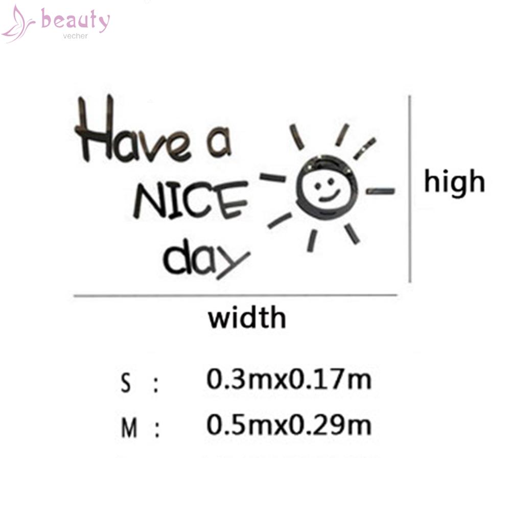 Decal Dán Tường Chữ Have A Nice Day