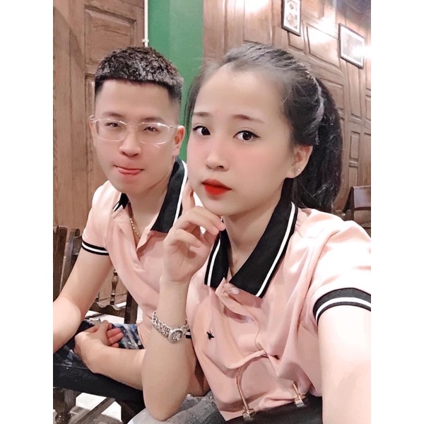 áo Phông nam cổ bẻ thêu ong trước ngực 4029