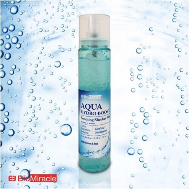 XỊT KHOÁNG AQUA HYDRO-BOOST BIOMIRACLE  - HÀNG XUẤT MỸ