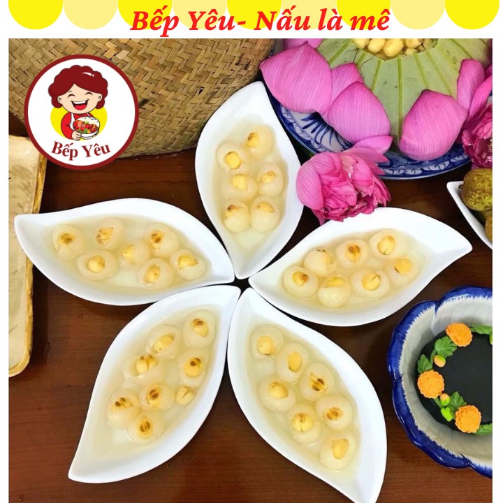 Set Chè Sen Long Nhãn 10 Chén - 20 Chén Nguyên Liệu Đầy Đủ BẾP MELI