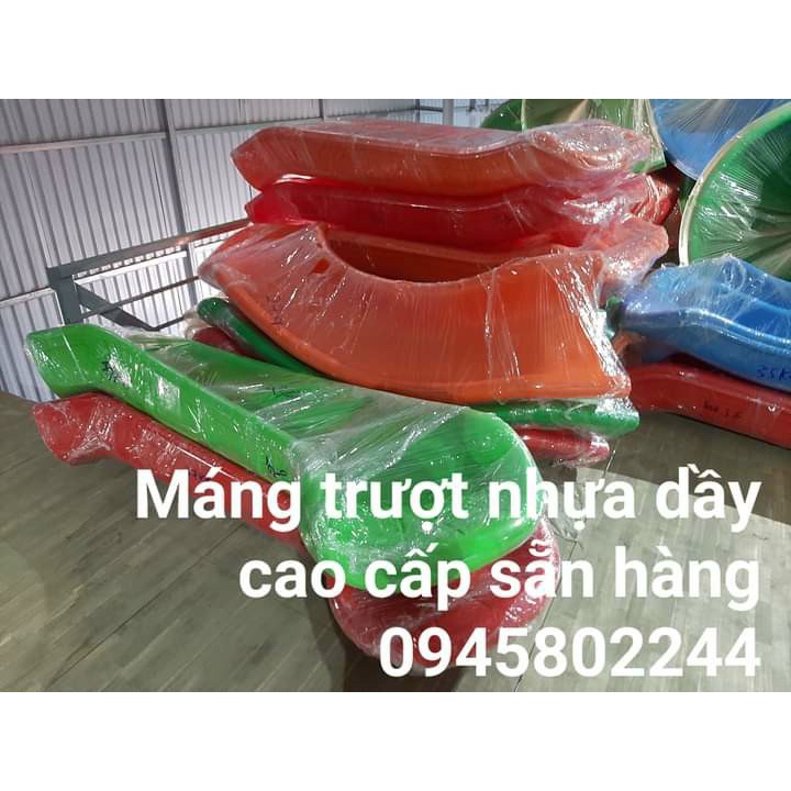máng trượt đôi mầm non