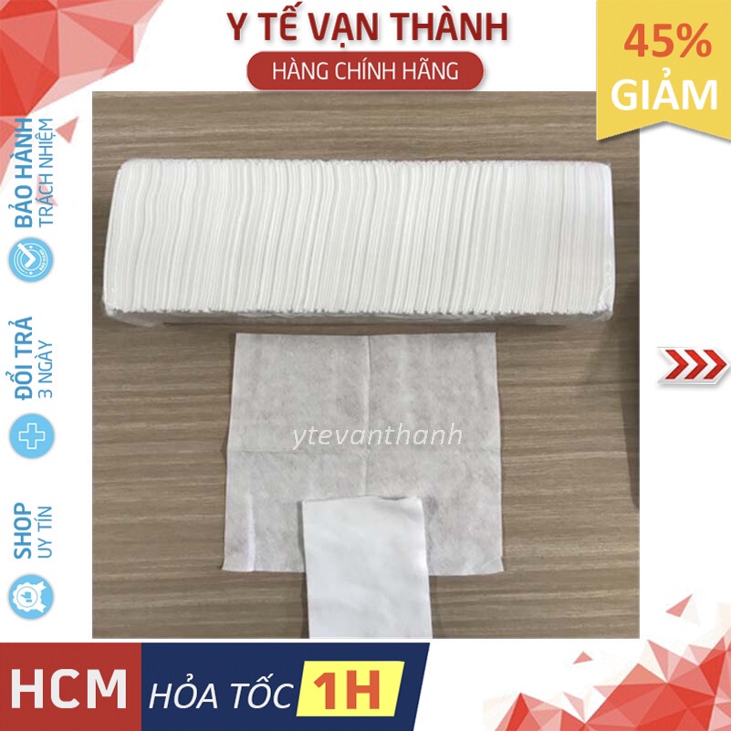 ✅ Khăn Giấy Lau Mặt Spa: (Lốc 200 Tờ) -VT0497