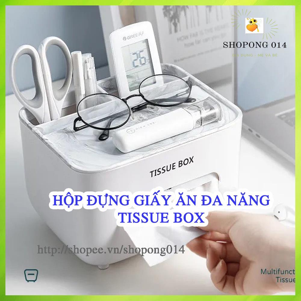 Hộp đựng khăn giấy TISSUE BOX đa năng