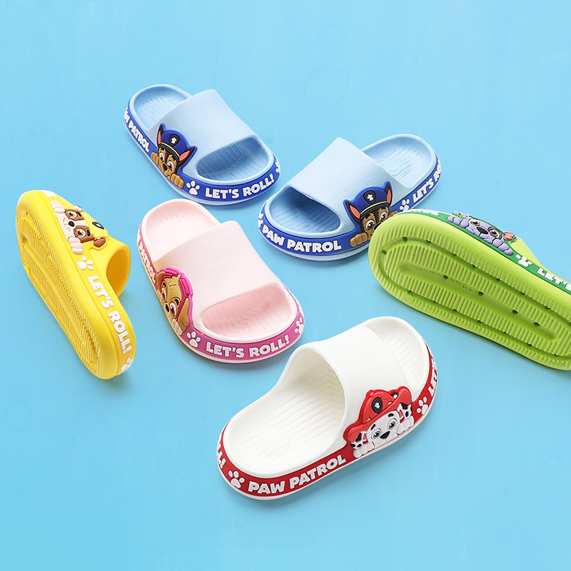 Dép đi trong nhà thiết kế hình Paw Patrol nhẹ không trượt thời trang hè cho bé 5 tuổi