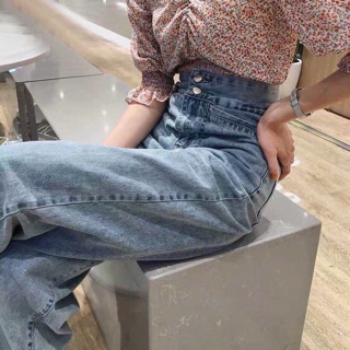 QUẦN JEANS LỬNG ỐNG RỘNG