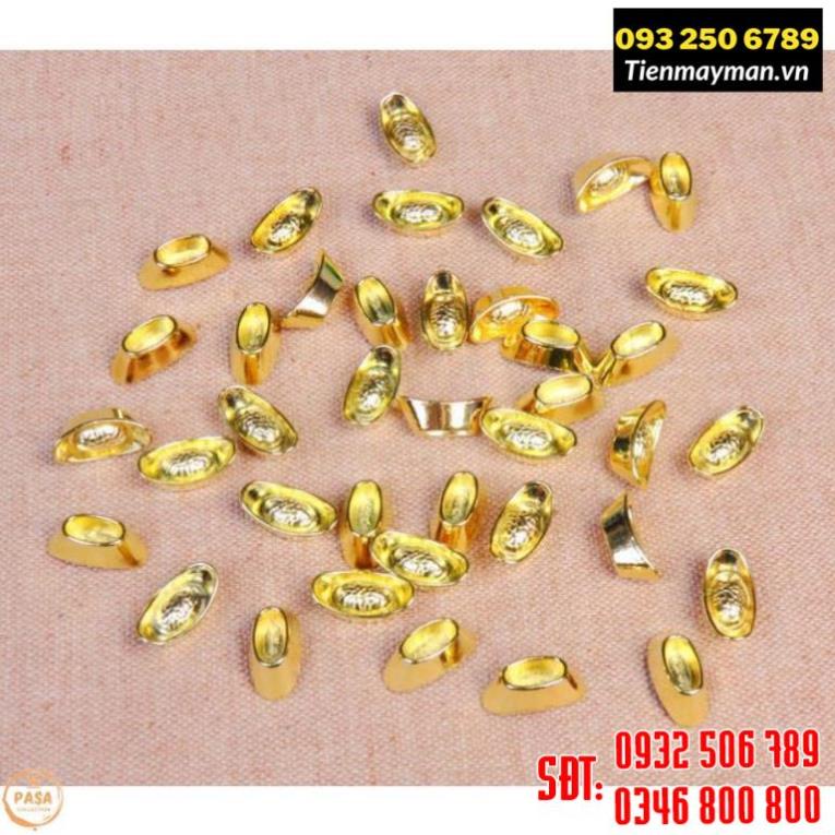 Combo 3 Thỏi vàng Thần Tài KIM NGUYÊN BẢO cỡ 2.8cm , phong thủy hút tài nạp lộc, giàu sang, no đủ...