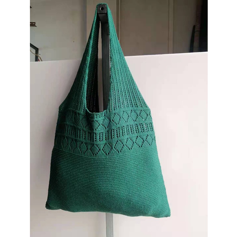 IELGY Túi Đeo Vai Dệt Phong Cách Nhật Bản Dành Cho Nữ