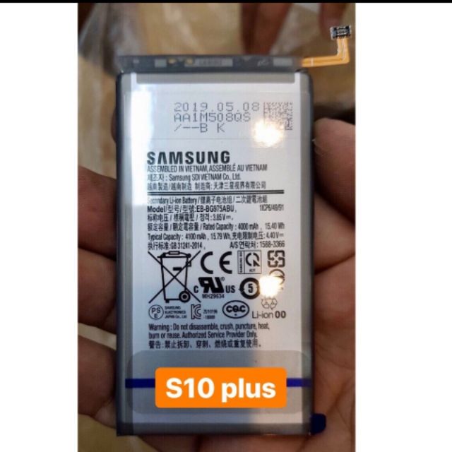 pin Samsung Galaxy S10+/ S10 Plus (BG975ABU), 4100mAh