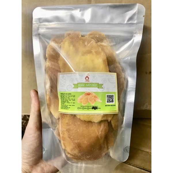 500gr xoài Sấy dẻo loại sợi &amp; miếng. miếng dày siêu ngon. trái cây sấy dẻo