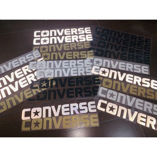 Decal Logo Sticker Patch in áo chữ Convers3 ủi trực tiếp lên vải siêu ngầu