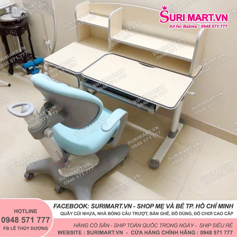 BỘ BÀN GHẾ HỌC THÔNG MINH CHỐNG GÙ, CHỐNG CẬN CHO BÉ HÀN QUỐC NEWBER G600 | BigBuy360 - bigbuy360.vn