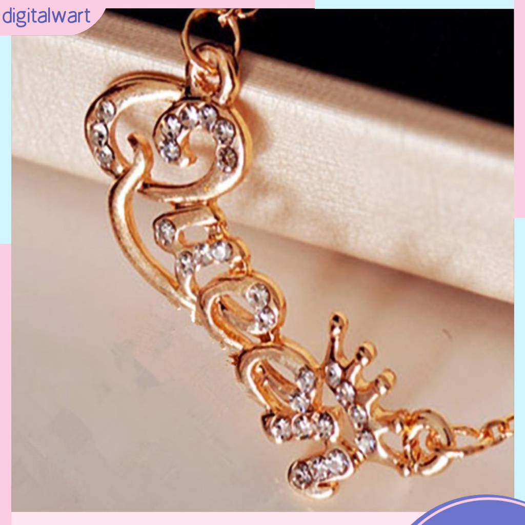 Dây Chuyền Mặt Chữ Queen Đính Đá Thanh Lịch