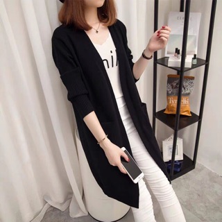Áo Cardigan dáng dài