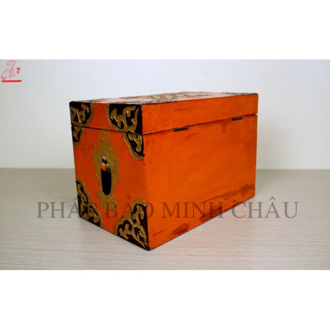 [PHÁP BẢO MINH CHÂU] HỘP ĐỰNG ĐỒ GỖ NEPAL (28x18x20) (HỘP ĐỰNG PHÁP KHÍ, THUỐC PHÁP, KINH SÁCH,...)