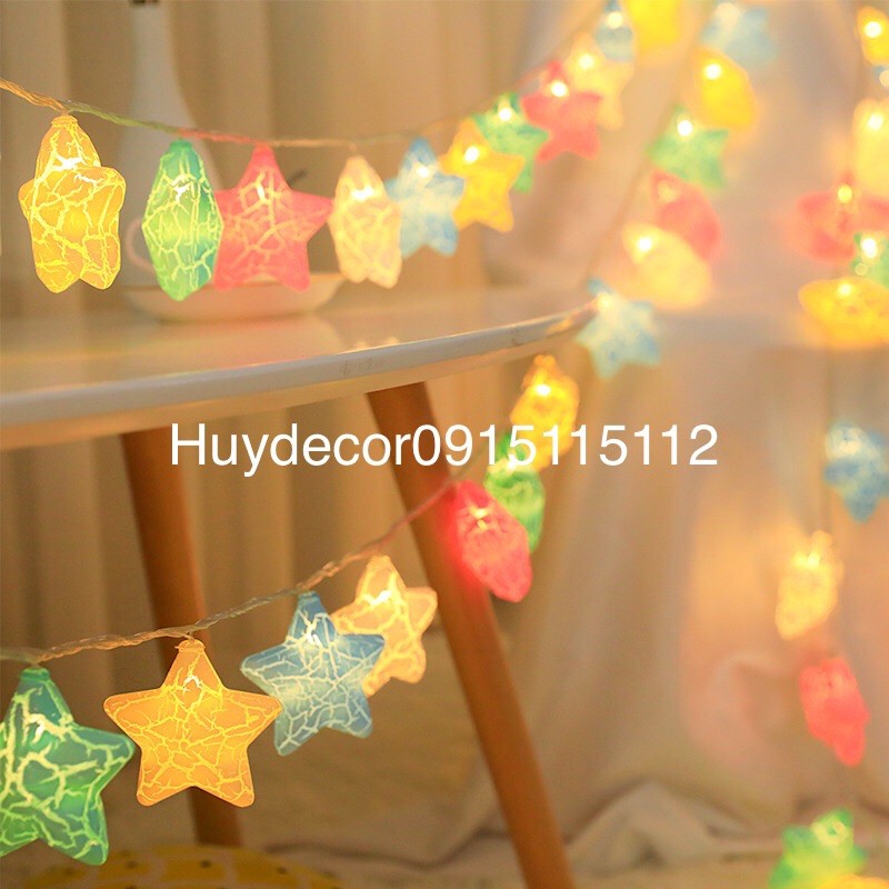 Đèn led ngôi sao fairylight huydecor trang trí