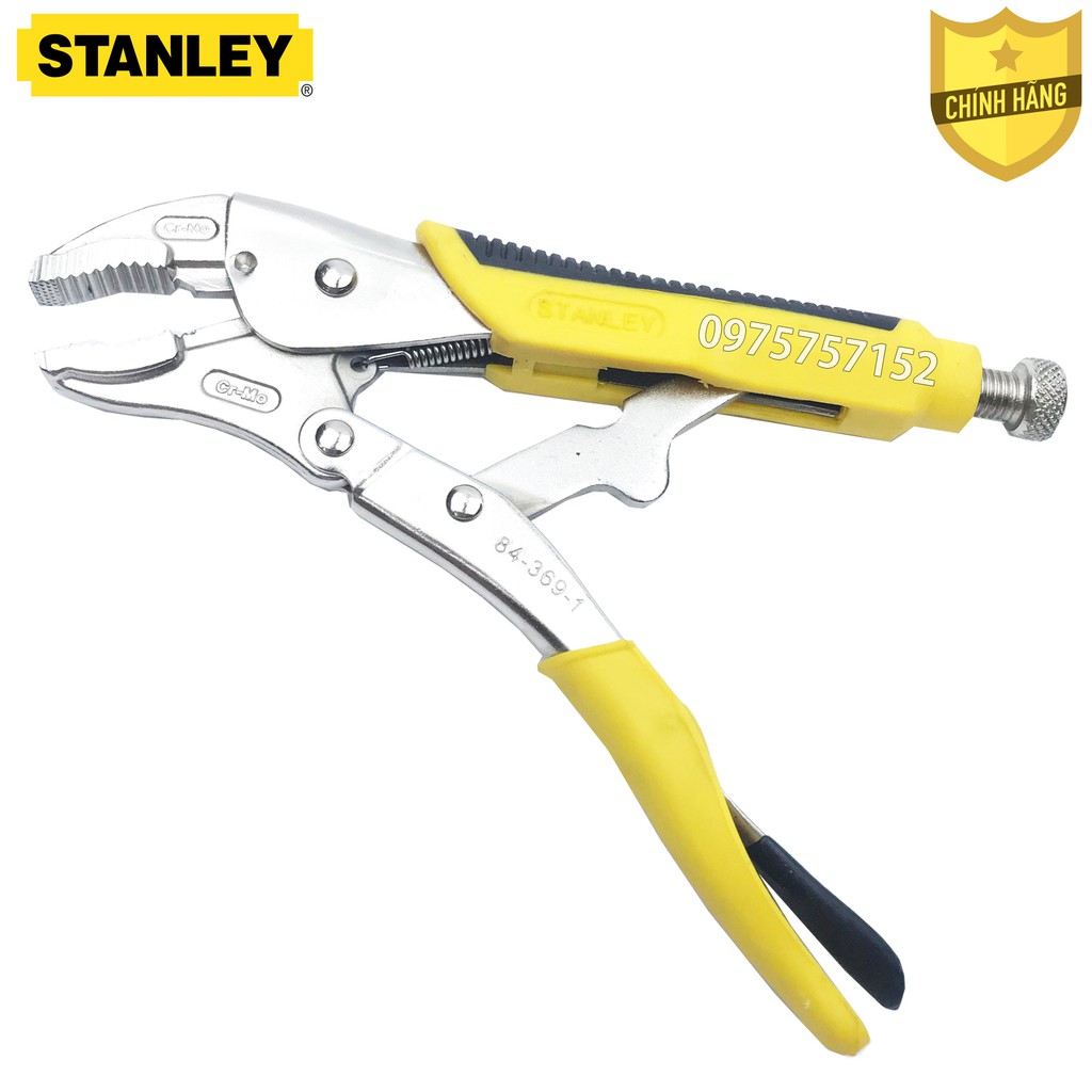 Kìm chết thép Cr-Mo siêu cứng Stanley 254mm, chịu lực tác động mạnh, tay cầm bọc nhựa cao su nguyên khối