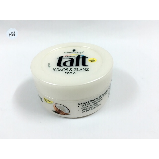Sáp vuốt tóc TAFT KOKOS GLANZ - TAFT ULTRA WAX - POWER WAX