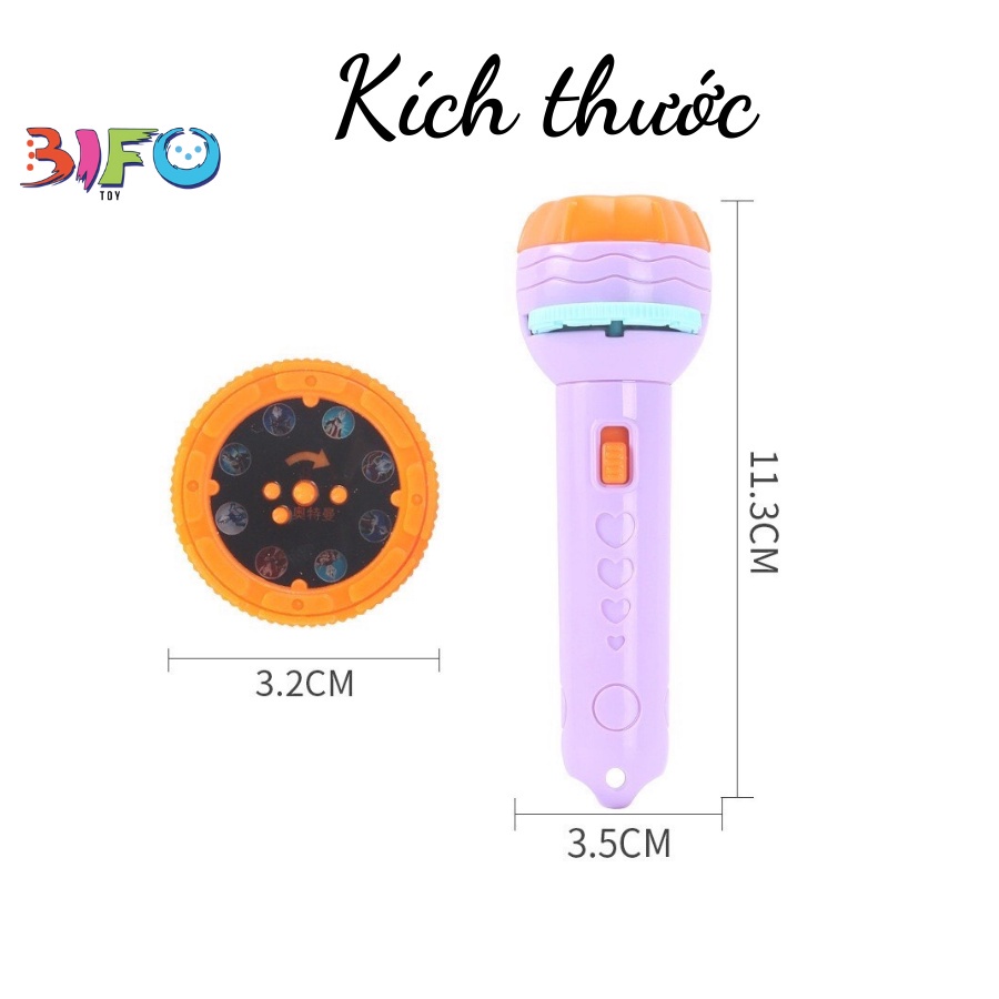 Đèn pin chiếu hình kể chuyện full bộ 80 hình đèn cho bé thoả thích khám phá