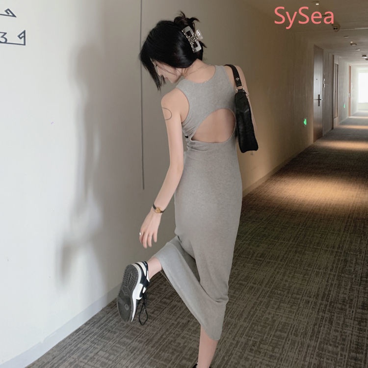 Đầm Màu Sắc Trơn Thiết Kế Quyến Rũ Thời Trang Mùa Hè Dành Cho Nữ