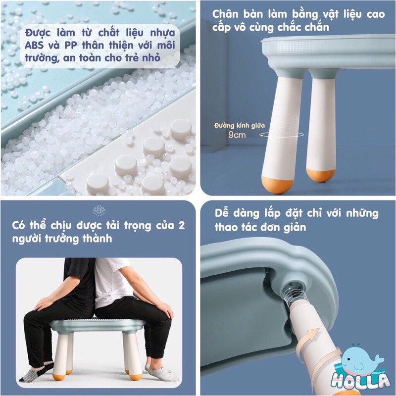 Bộ bàn ghế Lego đa năng HOLLA HL10105