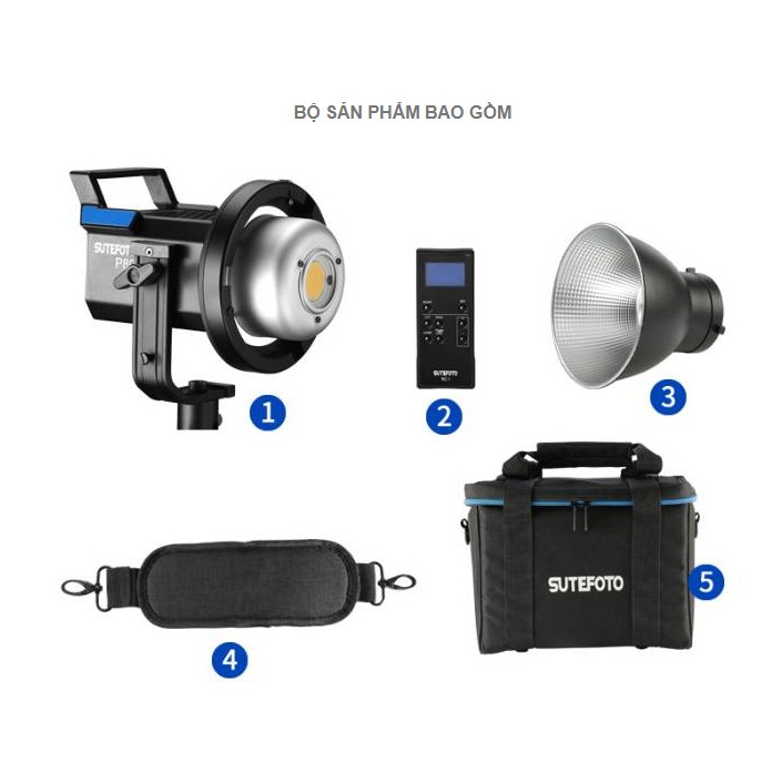 ĐÈN LED STUDIO SUTEFOTO 80W