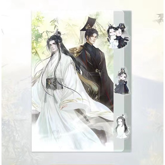 Cặp tài liệu Husky Và Sư Tôn Mèo Trắng Của Hắn, chính hãng Mofan