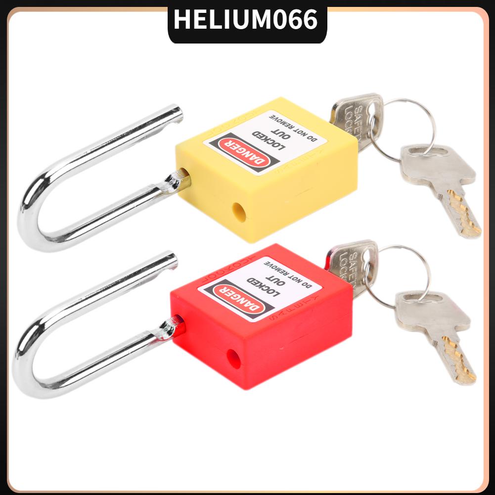 Khóa 38mm cách điện Kỹ thuật an toàn LOTO Ổ khóa cho sản xuất máy móc Helium066