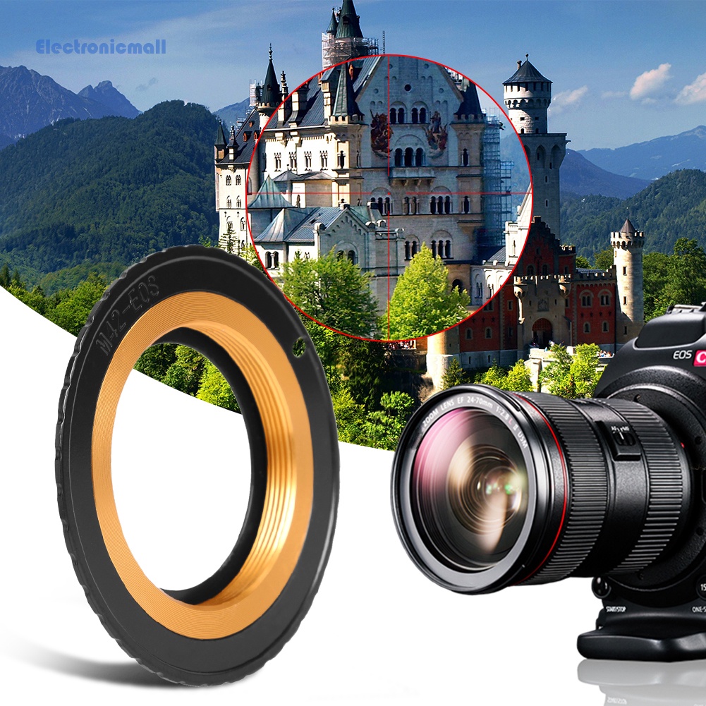 Vòng chuyển đổi M42-EOS chip điện tử 3 AF M42 sang EOS cho camera