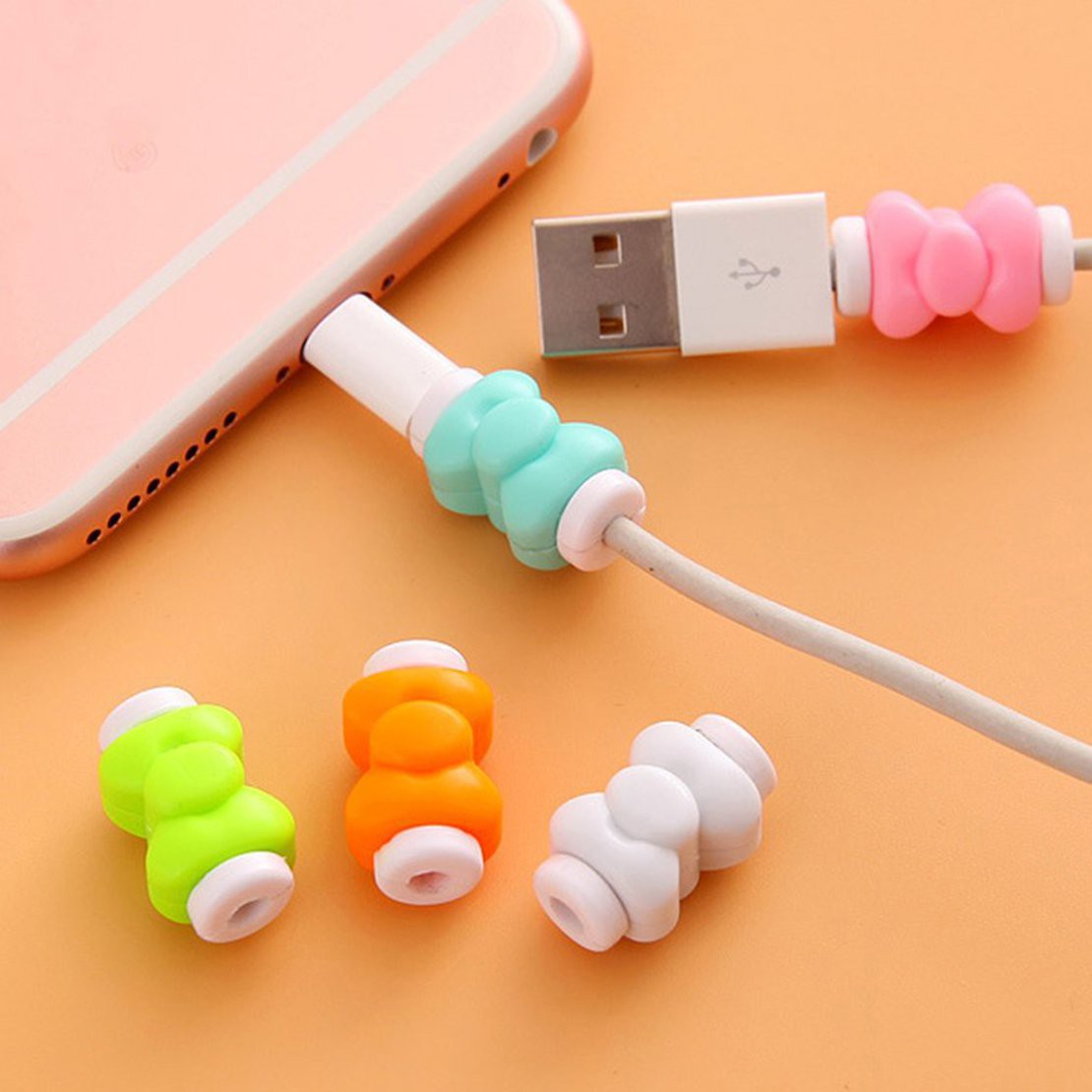 Set 99 Phụ Kiện Bảo Vệ Dây Cáp Hình Hoạt Hình Dễ Thương | BigBuy360 - bigbuy360.vn