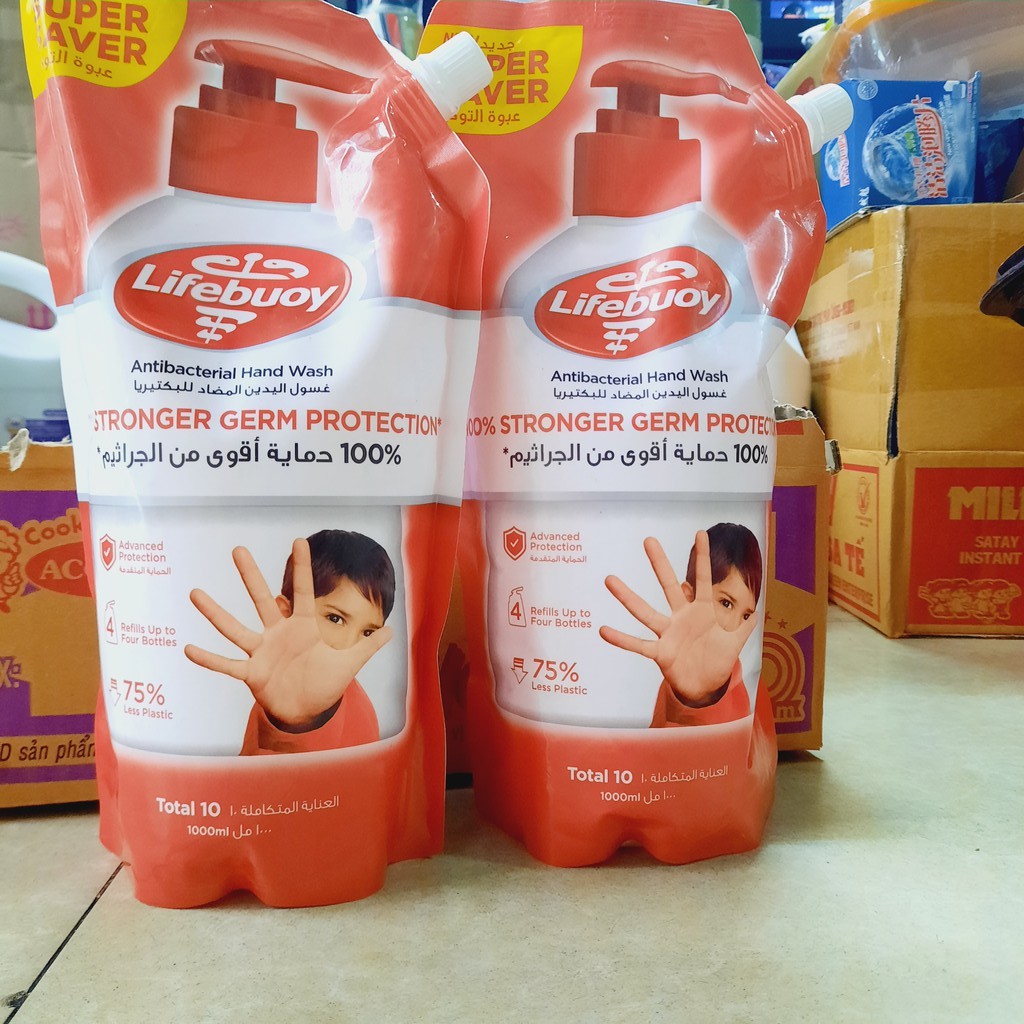 Nước Rửa Tay Lifebuoy/Lifebouy Xuất Khẩu 1000ml có vòi tiện lợi | BigBuy360 - bigbuy360.vn