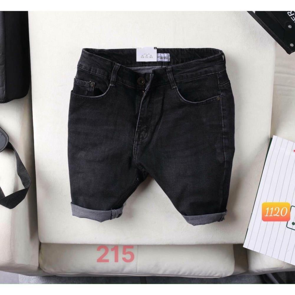 Quần Short Jean Nam Đẹp Chất Bò Co Giãn Cao Cấp, Quần Ngố rách Mẫu Mới Phong Cách Hàn Quốc Q215 ! ! ! ⚡