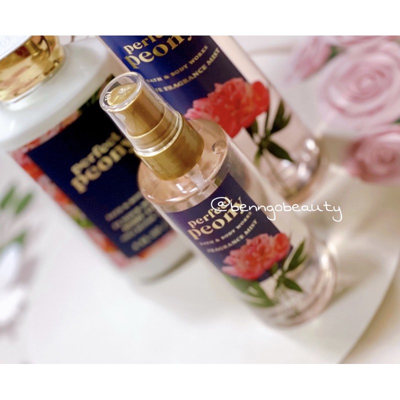 [BILL MỸ] PERFECT PEONY - BỘ XỊT THƠM DƯỠNG THỂ BATH AND BODY WORKS | BigBuy360 - bigbuy360.vn