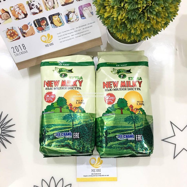 SỮA BÉO NGA NEW MILKY EXTRA 1KG/TÚI